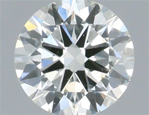 Picture of Natural Diamond 0.40 Carats, Round with Excellent Cut, H Color, SI1 Clarity and Certified by IGI