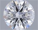 Natural Diamond 0.43 Carats, Round with Excellent Cut, D Color, I1 Clarity and Certified by GIA