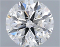 Natural Diamond 0.73 Carats, Round with Excellent Cut, F Color, I1 Clarity and Certified by IGI