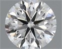 Natural Diamond 0.40 Carats, Round with Very Good Cut, I Color, VVS2 Clarity and Certified by GIA