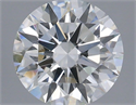 Natural Diamond 2.10 Carats, Round with Excellent Cut, F Color, VS2 Clarity and Certified by GIA