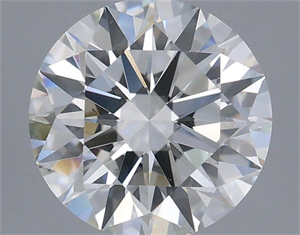 Picture of Natural Diamond 2.10 Carats, Round with Excellent Cut, F Color, VS2 Clarity and Certified by GIA