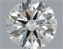 Diamante Natural 1.03 quilates, Redondo , Color H, claridad SI1 y certificado IGI