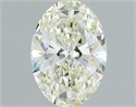 Natural Diamond 1.02 Carats, Oval with  Cut, I Color, VS1 Clarity and Certified by IGI