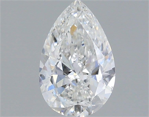 Picture of Natural Diamond 1.00 Carats, Pear with  Cut, F Color, SI2 Clarity and Certified by IGI