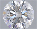 Diamante Natural 0.52 quilates, Redondo , Color D, claridad IF y certificado GIA