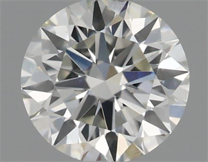 Picture of Natural Diamond 0.41 Carats, Round with Excellent Cut, G Color, VS1 Clarity and Certified by GIA