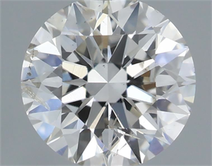 Foto Diamante Natural 0.53 quilates, Redondo , Color I, claridad I1 y certificado GIA de