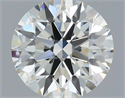 Natural Diamond 0.83 Carats, Round with Excellent Cut, I Color, VS1 Clarity and Certified by IGI