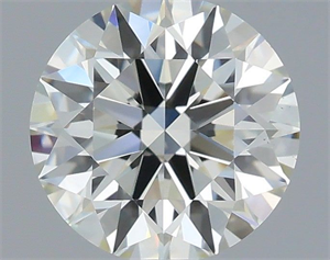 Picture of Natural Diamond 0.83 Carats, Round with Excellent Cut, I Color, VS1 Clarity and Certified by IGI