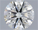 Natural Diamond 0.40 Carats, Round with Excellent Cut, H Color, SI1 Clarity and Certified by IGI