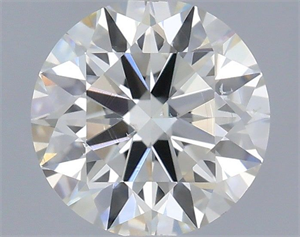 Picture of Natural Diamond 0.40 Carats, Round with Excellent Cut, H Color, SI1 Clarity and Certified by IGI