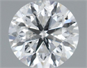 Natural Diamond 0.50 Carats, Round with Very Good Cut, D Color, SI2 Clarity and Certified by IGI