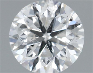 Picture of Natural Diamond 0.50 Carats, Round with Very Good Cut, D Color, SI2 Clarity and Certified by IGI