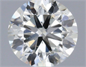 Natural Diamond 0.40 Carats, Round with Very Good Cut, H Color, SI1 Clarity and Certified by IGI