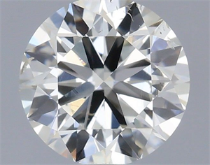 Picture of Natural Diamond 0.40 Carats, Round with Very Good Cut, H Color, SI1 Clarity and Certified by IGI