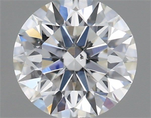 Picture of Natural Diamond 0.41 Carats, Round with Excellent Cut, I Color, SI1 Clarity and Certified by GIA