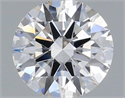 Natural Diamond 0.50 Carats, Round with Excellent Cut, E Color, VS2 Clarity and Certified by GIA