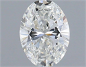Diamante Natural 0.52 quilates, Ovalado , Color H, claridad IF y certificado GIA