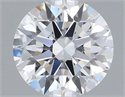 Lab Grown Diamond 1.25 Carats, Round with Ideal Cut, D Color, VVS1 Clarity and Certified by IGI