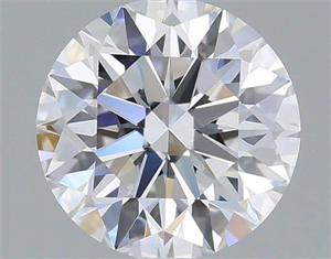 Picture of Lab Grown Diamond 1.02 Carats, Round with Ideal Cut, D Color, VVS1 Clarity and Certified by IGI