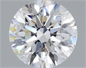 Lab Grown Diamond 3.03 Carats, Round with Excellent Cut, D Color, VS1 Clarity and Certified by IGI