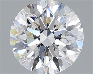 Picture of Lab Grown Diamond 3.03 Carats, Round with Excellent Cut, D Color, VS1 Clarity and Certified by IGI