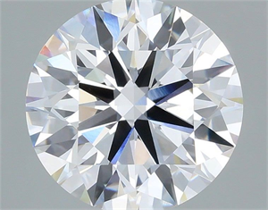 Picture of Lab Grown Diamond 2.57 Carats, Round with Ideal Cut, D Color, VVS1 Clarity and Certified by IGI