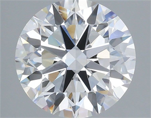 Picture of Lab Grown Diamond 3.53 Carats, Round with Excellent Cut, E Color, VVS2 Clarity and Certified by IGI