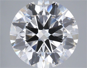 Picture of Lab Grown Diamond 6.05 Carats, Round with Excellent Cut, F Color, VVS1 Clarity and Certified by IGI