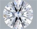 Del inventario de diamantes de laboratorio, 0.84 quilates, Redondo , Color D, claridad VVS2 y certificado IGI