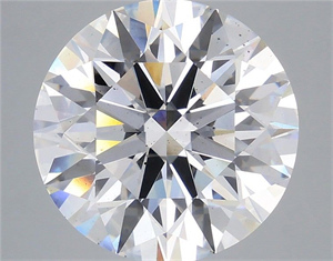 Picture of Lab Grown Diamond 9.10 Carats, Round with Ideal Cut, E Color, SI1 Clarity and Certified by IGI