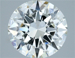 Picture of Natural Diamond 3.00 Carats, Round with Excellent Cut, I Color, VVS2 Clarity and Certified by GIA