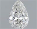 Natural Diamond 1.00 Carats, Pear with  Cut, G Color, SI1 Clarity and Certified by IGI