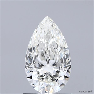 Picture of Natural Diamond 1.09 Carats, Pear with  Cut, J Color, VS2 Clarity and Certified by GIA