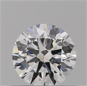 Natural Diamond 0.40 Carats, Round with Excellent Cut, D Color, SI1 Clarity and Certified by IGI