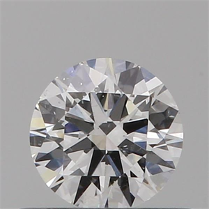 Picture of Natural Diamond 0.40 Carats, Round with Excellent Cut, D Color, SI1 Clarity and Certified by IGI