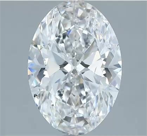 Foto Diamante Natural 3.00 quilates, Ovalado , Color F, claridad SI2 y certificado GIA de