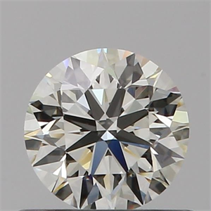 Picture of Natural Diamond 0.50 Carats, Round with Excellent Cut, I Color, VS1 Clarity and Certified by IGI