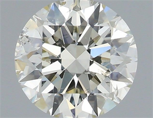 Foto Diamante Natural 0.60 quilates, Redondo , Color J, claridad SI1 y certificado IGI de