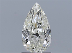 Picture of Natural Diamond 1.20 Carats, Pear with  Cut, K Color, SI2 Clarity and Certified by GIA