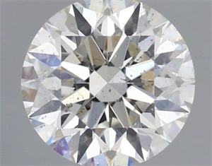 Foto Diamante Natural 0.43 quilates, Redondo , Color J, claridad SI2 y certificado GIA de