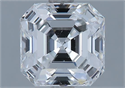 Natural Diamond 2.05 Carats, Asscher with  Cut, E Color, SI1 Clarity and Certified by GIA