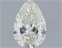 Natural Diamond 0.50 Carats, Pear with  Cut, K Color, VS1 Clarity and Certified by GIA