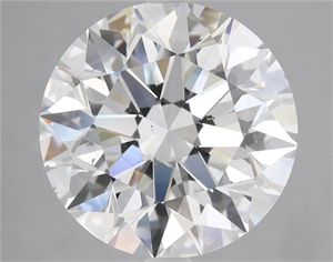 Picture of Natural Diamond 5.25 Carats, Round with Excellent Cut, D Color, SI1 Clarity and Certified by GIA