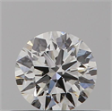 Natural Diamond 0.40 Carats, Round with Excellent Cut, H Color, VVS1 Clarity and Certified by GIA