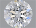 Natural Diamond 0.44 Carats, Round with Excellent Cut, E Color, SI1 Clarity and Certified by IGI
