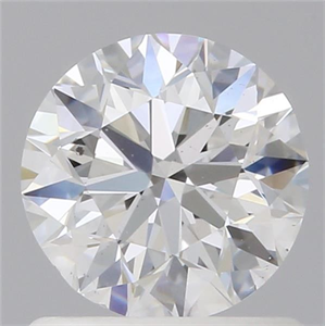 Picture of Natural Diamond 0.80 Carats, Round with Excellent Cut, D Color, SI1 Clarity and Certified by GIA