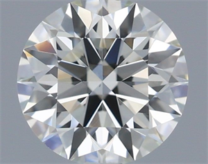 Picture of Natural Diamond 0.58 Carats, Round with Excellent Cut, J Color, VVS2 Clarity and Certified by IGI