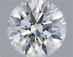 Picture of Natural Diamond 0.41 Carats, Round with Excellent Cut, G Color, VS1 Clarity and Certified by IGI